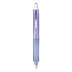 Dr. Grip Frosted Advanced Ink Ballpoint Pen, Retractable, Medium 1 Mm, Black Ink, Purple Barrel