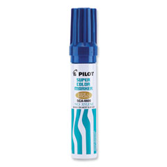 Jumbo Refillable Permanent Marker, Broad Chisel Tip, Blue