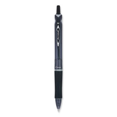 Acroball Colors Advanced Ink Hybrid Gel Pen, Retractable, Medium 1 mm, Black Ink, Smoke/Black Barrel