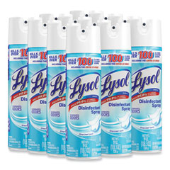 Disinfectant Spray, Crisp Linen, 19 Oz Aerosol Spray, 12/carton