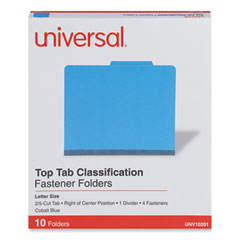 Bright Colored Pressboard Classification Folders, 2