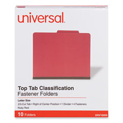 Bright Colored Pressboard Classification Folders, 2