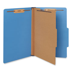 Bright Colored Pressboard Classification Folders, 2