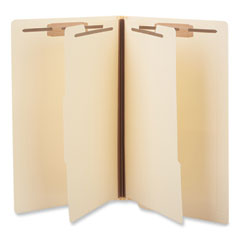 Six-Section Manila End Tab Classification Folders, 2