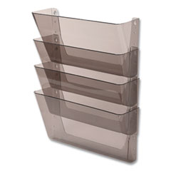 DocuPocket Stackable Four-Pocket Wall File, 4 Sections, Letter Size, 13