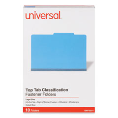 Bright Colored Pressboard Classification Folders, 2