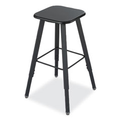 Alphabetter Adjustable-Height Student Stool, Backless, Supports Up To 250 Lb, 35.5