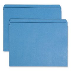 Reinforced Top Tab Colored File Folders, Straight Tabs, Letter Size, 0.75