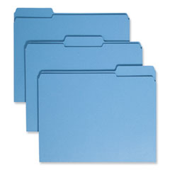 Reinforced Top Tab Colored File Folders, 1/3-Cut Tabs: Assorted, Letter Size, 0.75