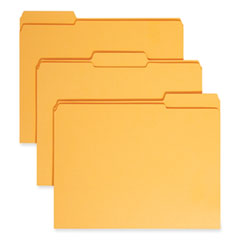 Reinforced Top Tab Colored File Folders, 1/3-Cut Tabs: Assorted, Letter Size, 0.75