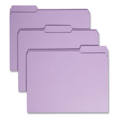 Reinforced Top Tab Colored File Folders, 1/3-Cut Tabs: Assorted, Letter Size, 0.75