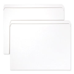 Reinforced Top Tab Colored File Folders, Straight Tabs, Letter Size, 0.75