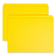 Reinforced Top Tab Colored File Folders, Straight Tabs, Letter Size, 0.75