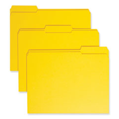 Reinforced Top Tab Colored File Folders, 1/3-Cut Tabs: Assorted, Letter Size, 0.75