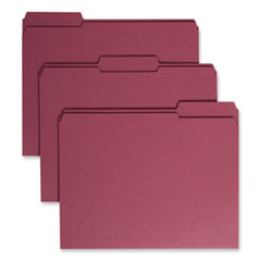 Reinforced Top Tab Colored File Folders, 1/3-Cut Tabs: Assorted, Letter Size, 0.75