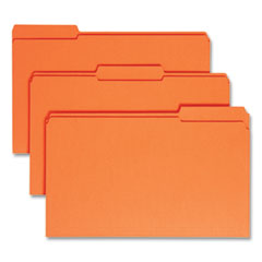 Reinforced Top Tab Colored File Folders, 1/3-Cut Tabs: Assorted, Legal Size, 0.75