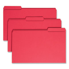 Reinforced Top Tab Colored File Folders, 1/3-Cut Tabs: Assorted, Legal Size, 0.75