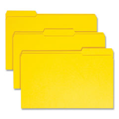 Reinforced Top Tab Colored File Folders, 1/3-Cut Tabs: Assorted, Legal Size, 0.75