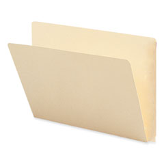 Extended End Tab Manila Folders, Straight Tabs, Letter Size, 0.75