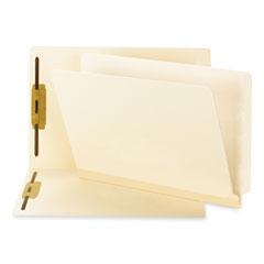 TUFF Laminated Fastener Folders with Reinforced Tab, 0.75