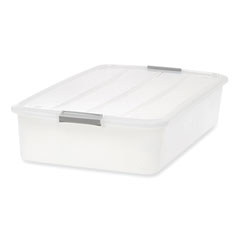 50 Qt. Latch Lid Underbed Storage Box, 17.75