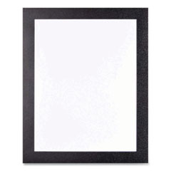 Self Adhesive Sign Holders, 11 x 17 Insert, Clear with Black Border, 2/Pack