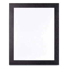 Self Adhesive Sign Holders, 8.5 x 11 Insert, Clear with Black Border, 2/Pack