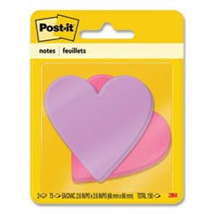 Die-Cut Heart Shaped Notepads, 3