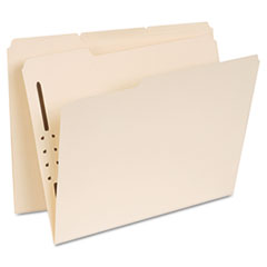 Reinforced Top Tab Fastener Folders, 0.75