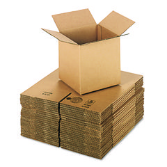 Cubed Fixed-Depth Corrugated Shipping Boxes, Regular Slotted Container (RSC), Medium, 8