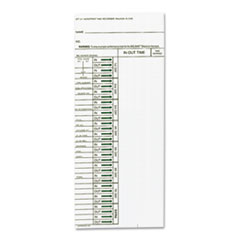 Time Clock Cards For Acroprint Att310, One Side, 4 X 10, 200/pack