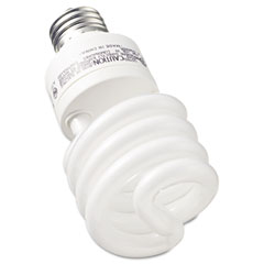 Compact Fluorescent on Ge Compact Fluorescent Bulb  26 Watt  T3 Spiral  Soft White   Gel74203