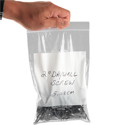 Small Clear Bags on Write On Recloseable Small Parts Bags  Poly  6 X 9  Clear  1000 Carton