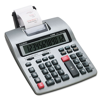 Color Printing on Hr 150tm Two Color Printing Calculator  12 Digit Lcd  Black Red By