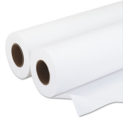 Wide Format Plotter Paper on Wide Format Rolls  Inkjet Paper  20 Lbs   3  Core  36 X500 Ft  White