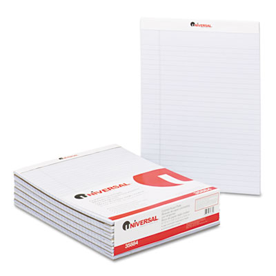Colored Legal Size Paper on Colored Perforated Note Pads  8 1 2 X 11  Orchid  50 Sheet  Dozen By