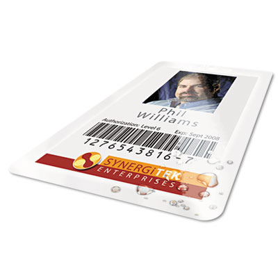 Laminate ID Badge Pouch for office, government and school applications.