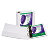 Samsill(R) Clean Touch(TM) Locking D-Ring View Binder Protected with an Antimicrobial Additive