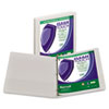 Samsill(R) Clean Touch(TM) Locking Round Ring View Binder Protected with an Antimicrobial Additive