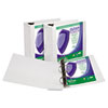 Samsill(R) Clean Touch(TM) Locking Round Ring View Binder Protected with an Antimicrobial Additive