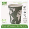 Eco-Products(R) World Art(TM) Insulated Hot Cups