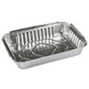 Pactiv Oblong Aluminum Food Pans