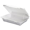 Genpak(R) Snap It(TM) Hinged-Lid Foam Food Container