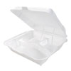 Genpak(R) Snap It(TM) Hinged-Lid Foam Food Container