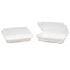 Genpak(R) Snap It(TM) Hinged-Lid Foam Food Container