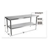 Alera(R) Stainless Steel Table