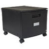 Storex Single-Drawer Mobile Filing Cabinet