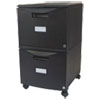 Storex Two-Drawer Mobile Filing Cabinet