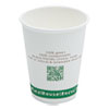 NatureHouse(R) Compostable Insulated Paper/PLA Corn Plastic Lined Hot Cups