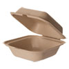 Eco-Products(R) Wheat Straw Hinged Clamshell Containers